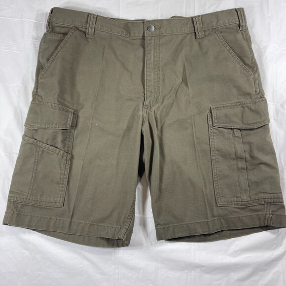 Carhartt Rugged Flex Relaxed Fit Cargo Shorts Size 40 Bundle 2 Black & Olive - Picture 5 of 14
